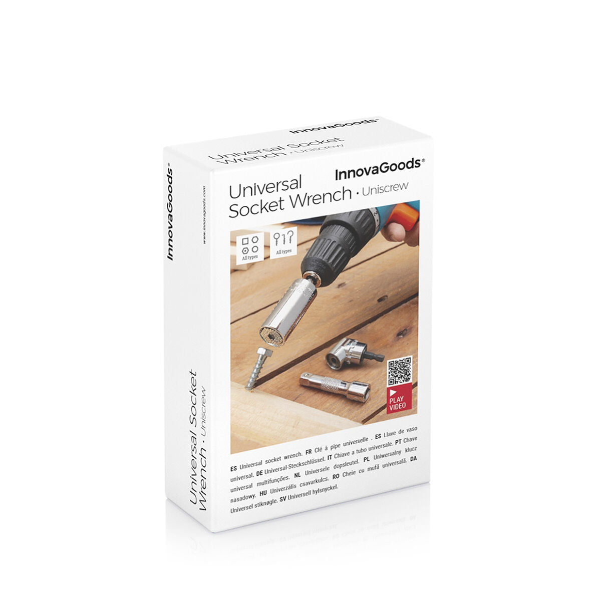 Llave de llave de vaso universal con accesorios Uniscrew InnovaGoods
