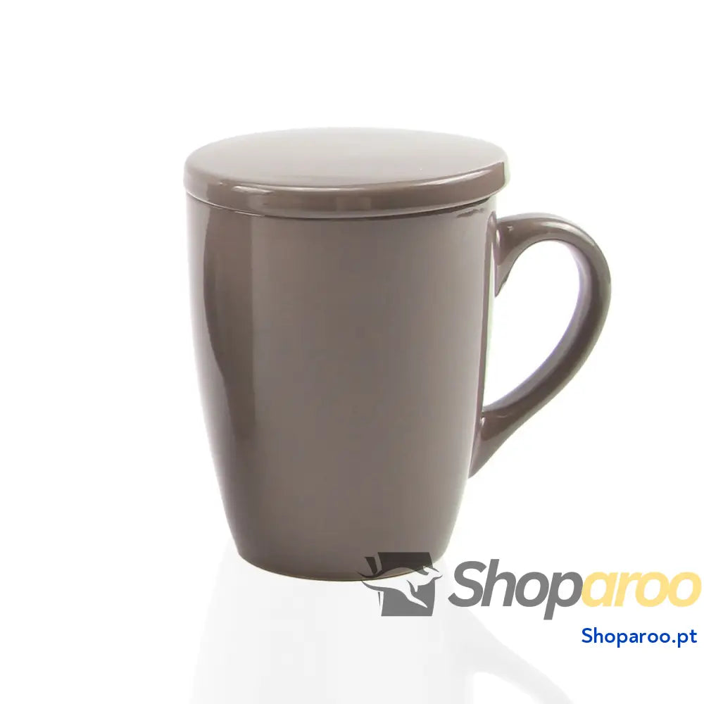 Chávena com Filtro para Infusões Versa Castanho