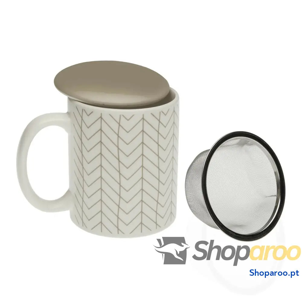 Chávena com Filtro para Infusões Versa Eris Grés