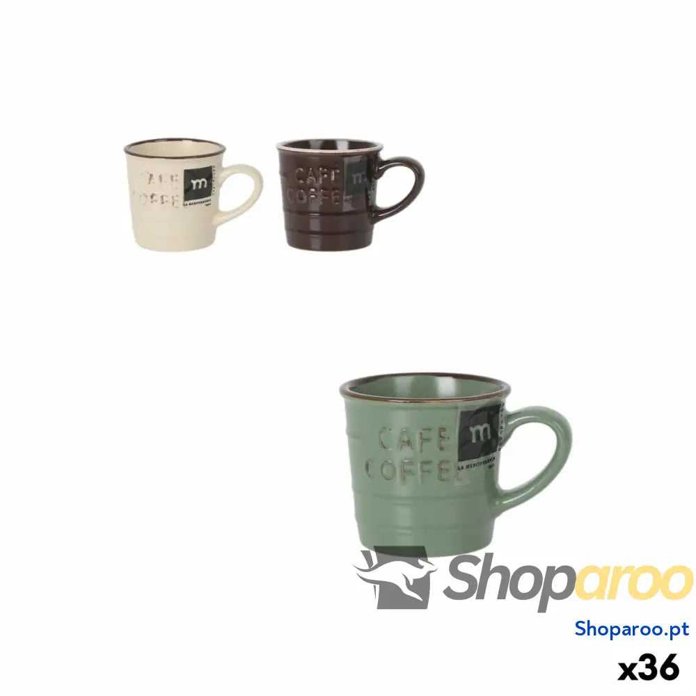 Chávena para café e chá La Mediterránea Sweet farm 80 ml (36 Unidades)