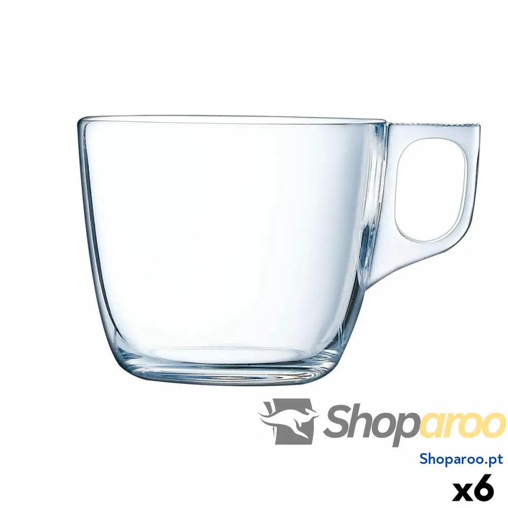 Chávena para café e chá Luminarc Nuevo Transparente Vidro 220 ml (6 Unidades)