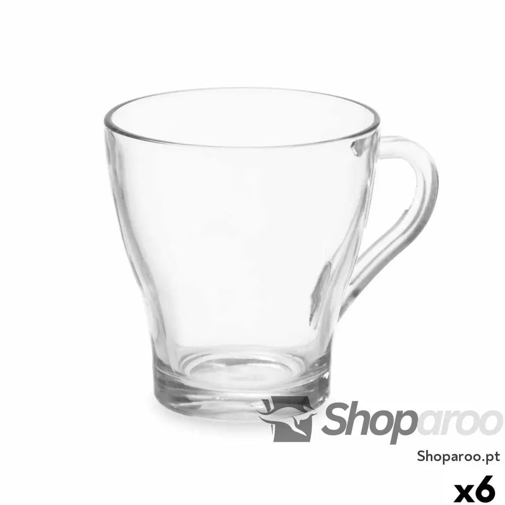 Chávena para café e chá Vivalto 1 Transparente Vidro 280 ml (6 Unidades)