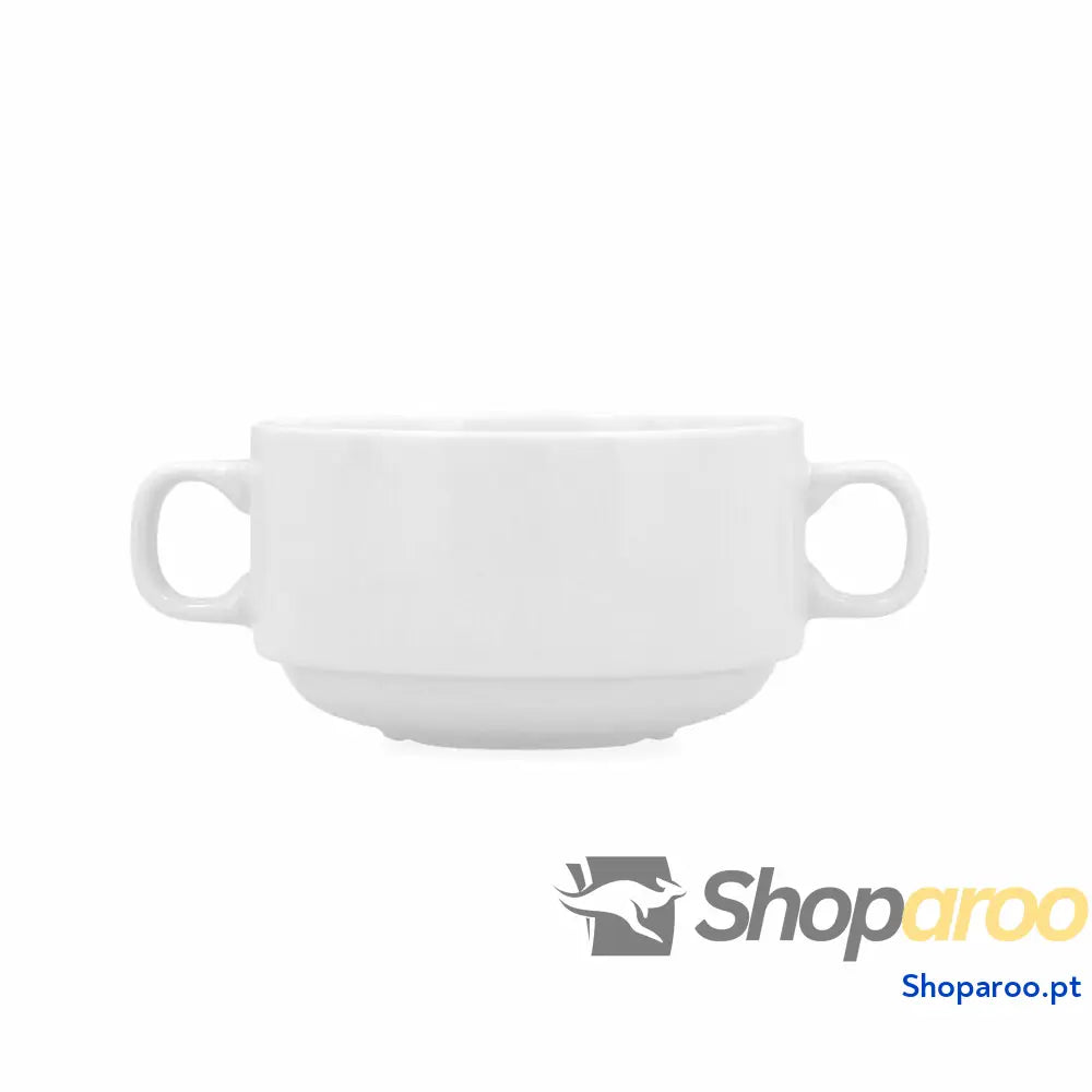Chávenas de chá Bidasoa Glacial Branco 300 ml (6 Unidades) (Pack 6x)