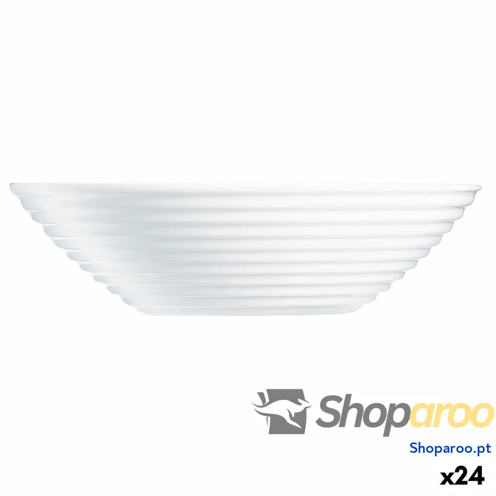 Chávenas de chá Luminarc Harena 880 ml Branco (24 Unidades)