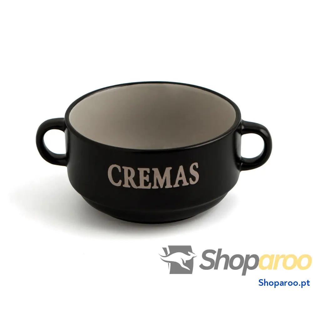Chávenas de chá Quid Rustik 450 ml Preto (Pack 6x)