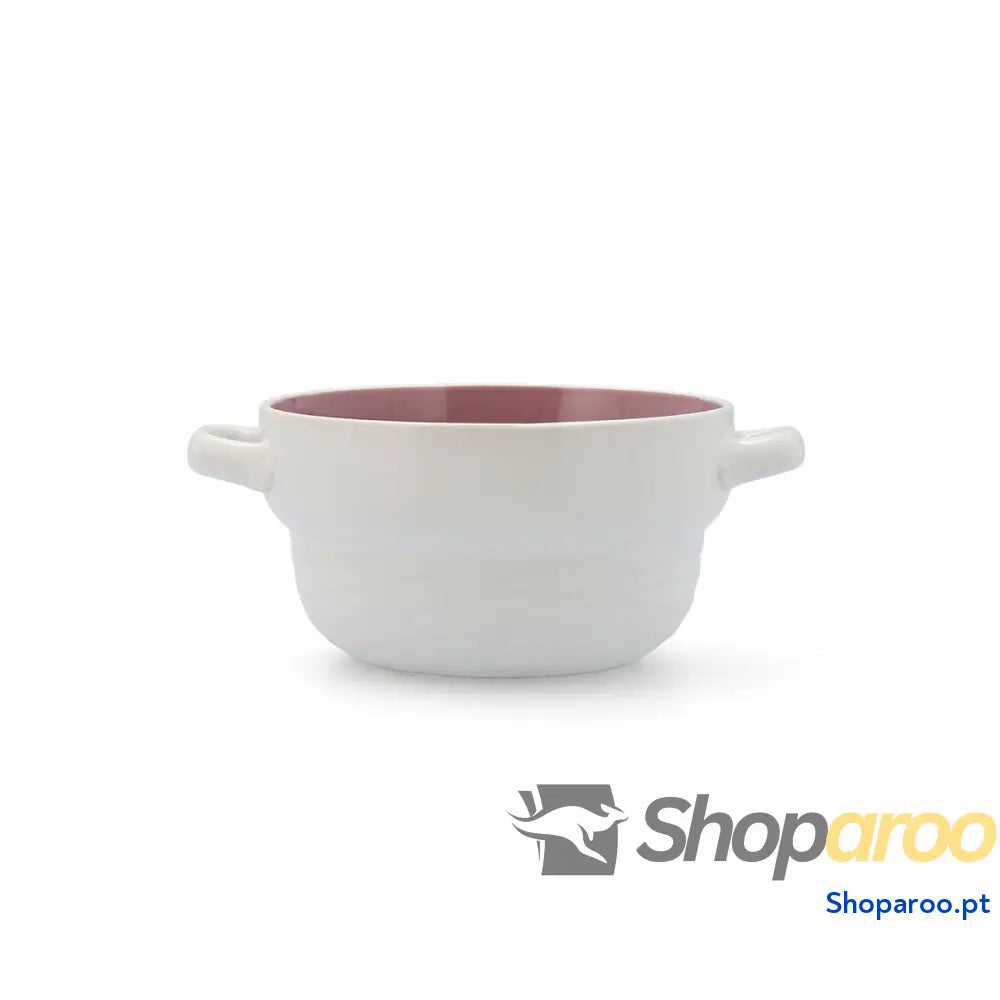 Chávenas de chá Quid Vita Peoni Cor Rosa 500 ml (6 Unidades)