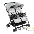 Chicco OHlalà Twin Cadeira de passeio gémeas meses a 15 kg para botões punho e irmãos carrinho duplo reclinável