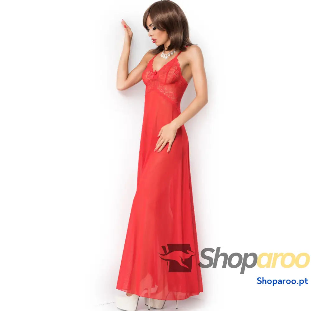 CHILIROSE CR 3883 BABYDOLL VERMELHO LONGO L/XL
