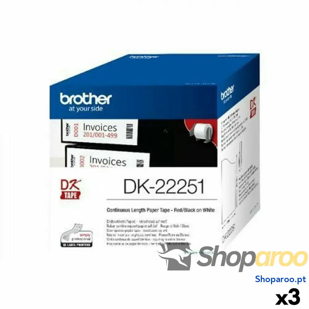 Cinta Contínua de Papel Térmico Brother DK-22251
