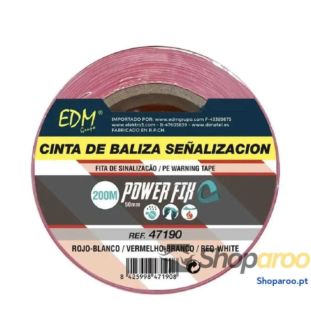 Cinta EDM 47190 PVC 50 mm x 200 m