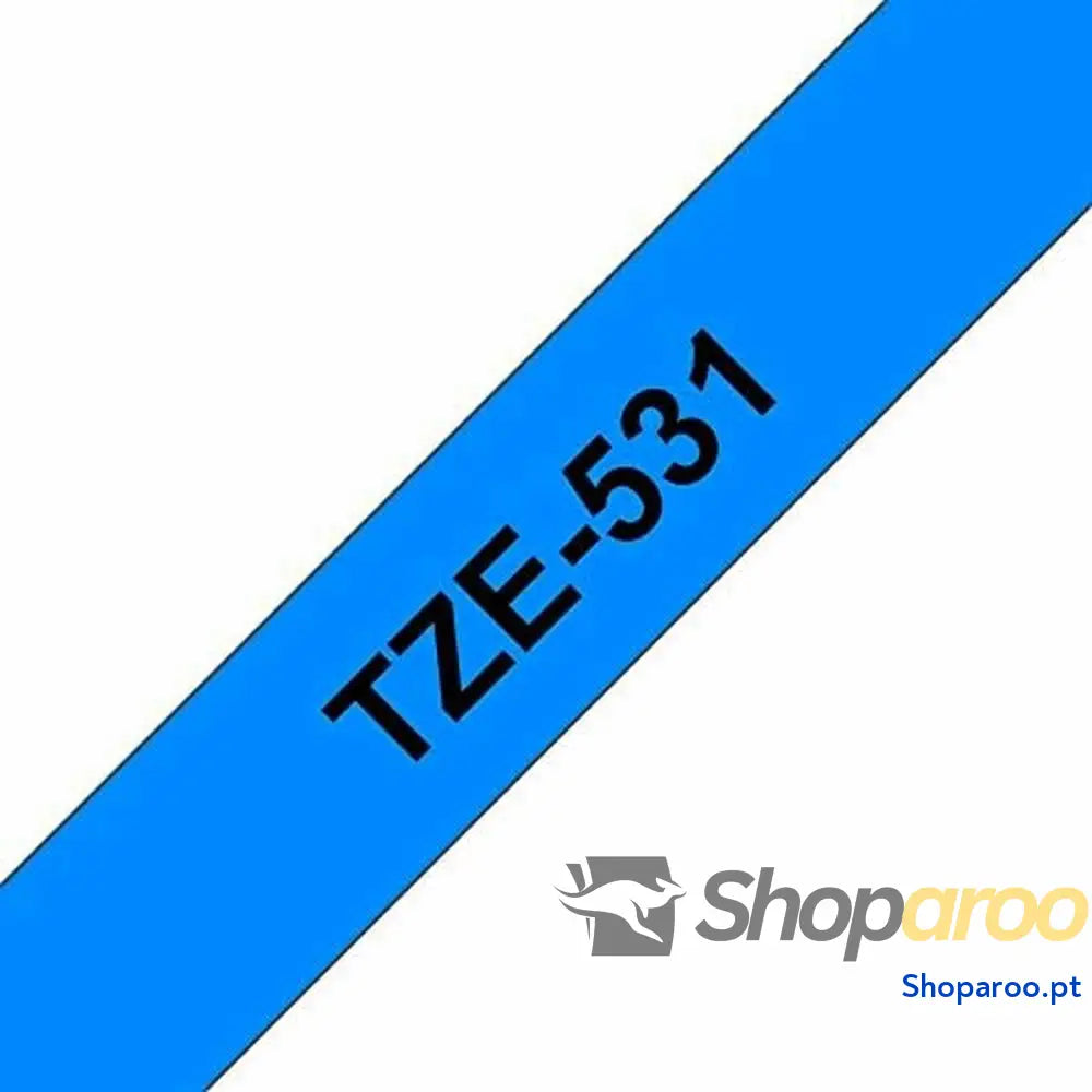 Cinta laminada para máquinas rotuladoras Brother Tape TZE531 Azul 12 mm