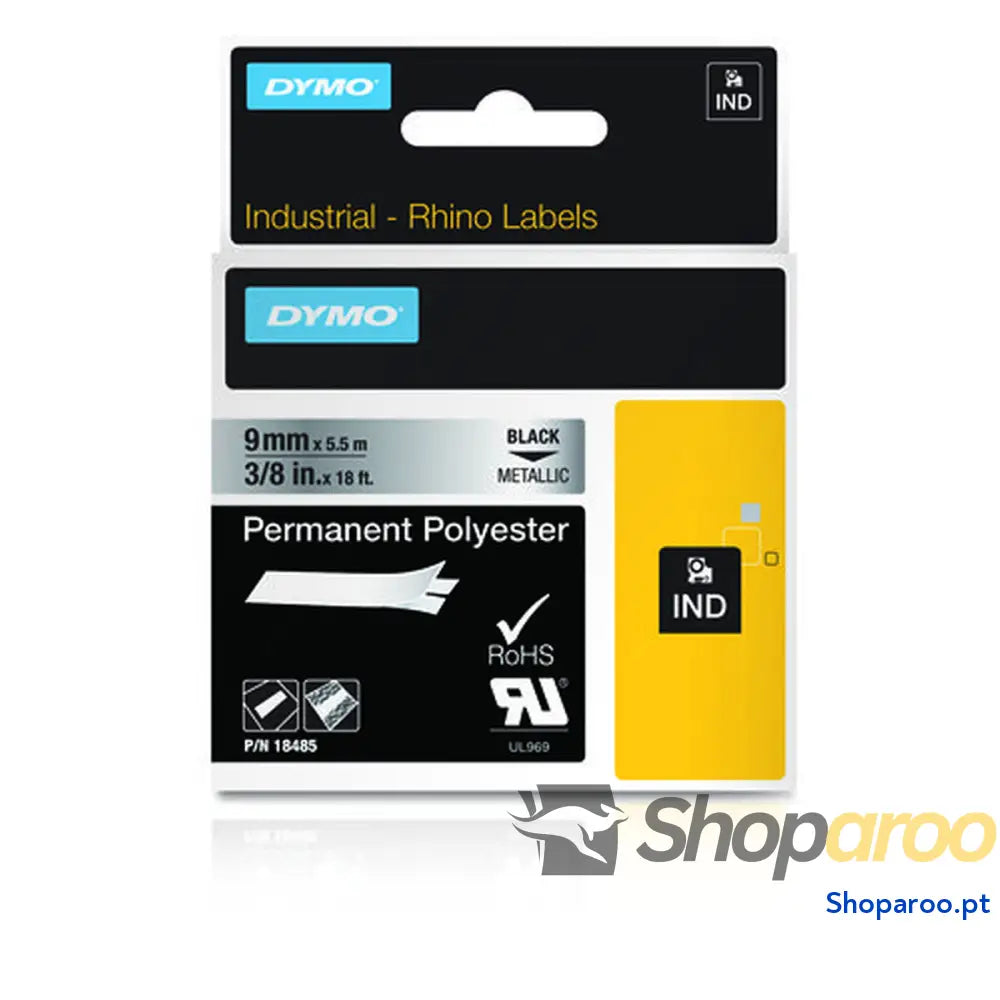 Cinta laminada para máquinas rotuladoras Dymo 18485 Multicolor