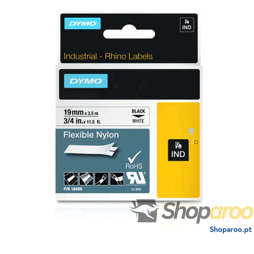 Cinta laminada para máquinas rotuladoras Dymo 18489 Branco