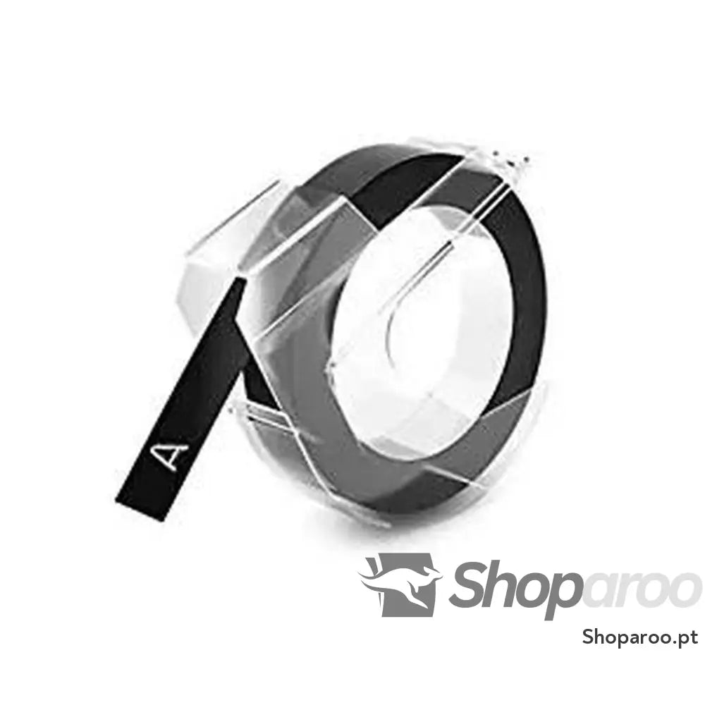 Cinta laminada para máquinas rotuladoras Dymo 520109 Multicolor Branco/Preto