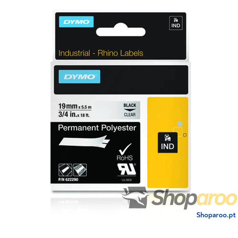 Cinta laminada para máquinas rotuladoras Dymo 622290 Multicolor