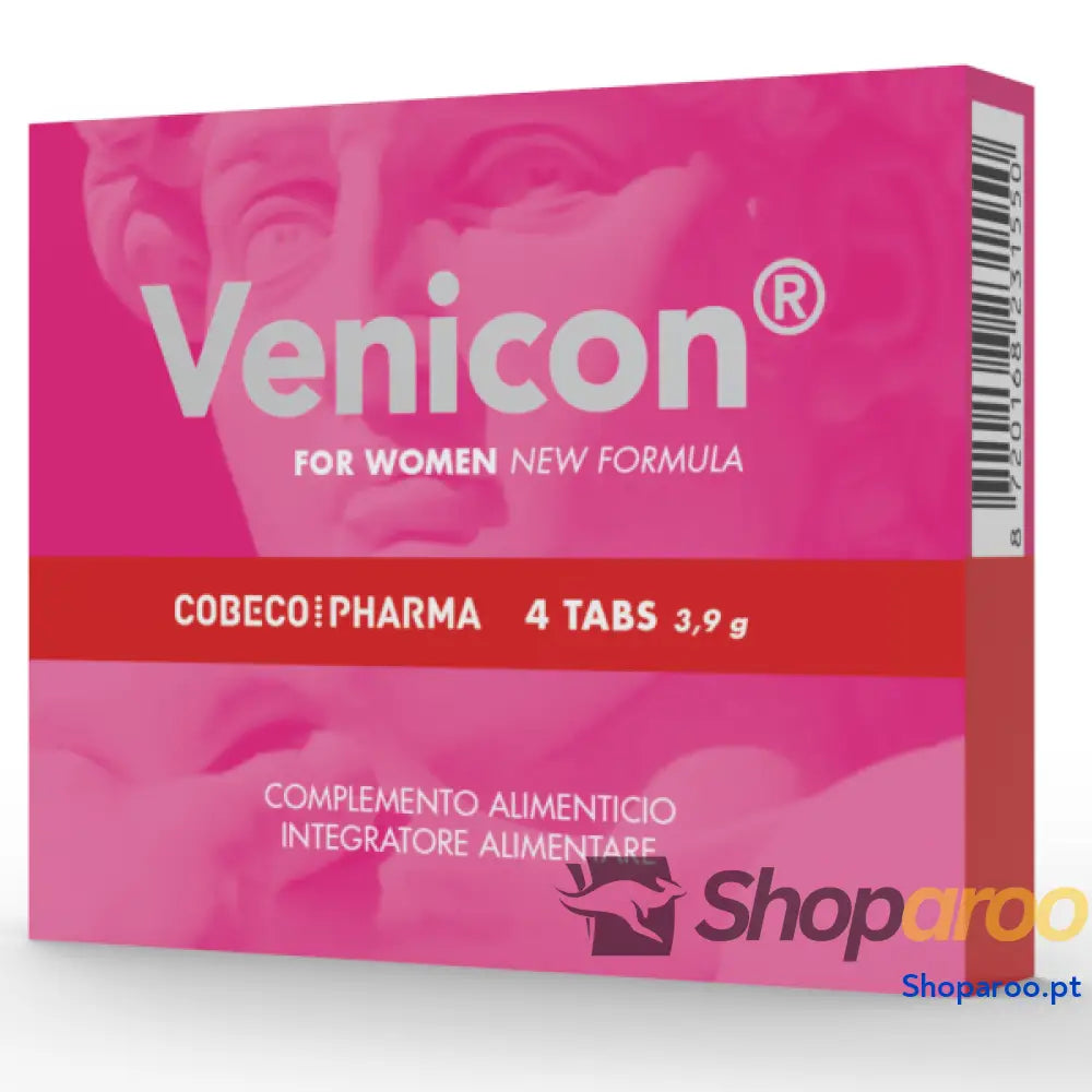 COBECO - VENICON SUPLEMENTO PARA LIBIDO FEMININO 4 CÁPSULAS