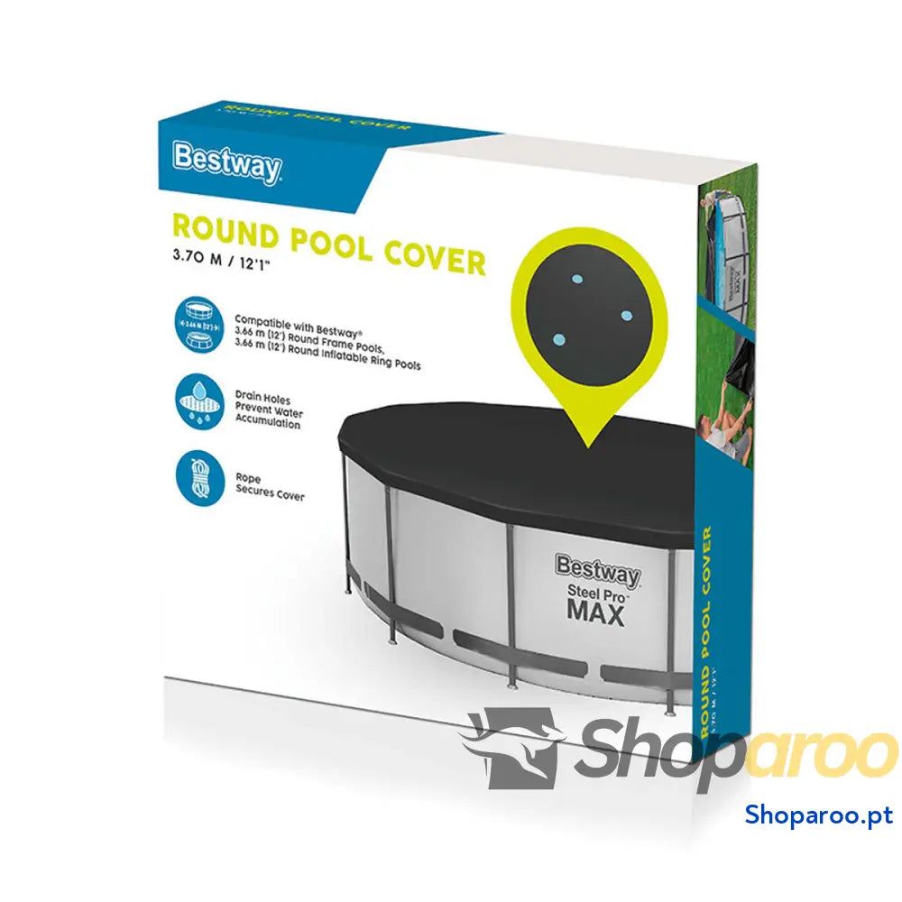 Cobertura de Piscina Bestway Preto Ø 370 cm