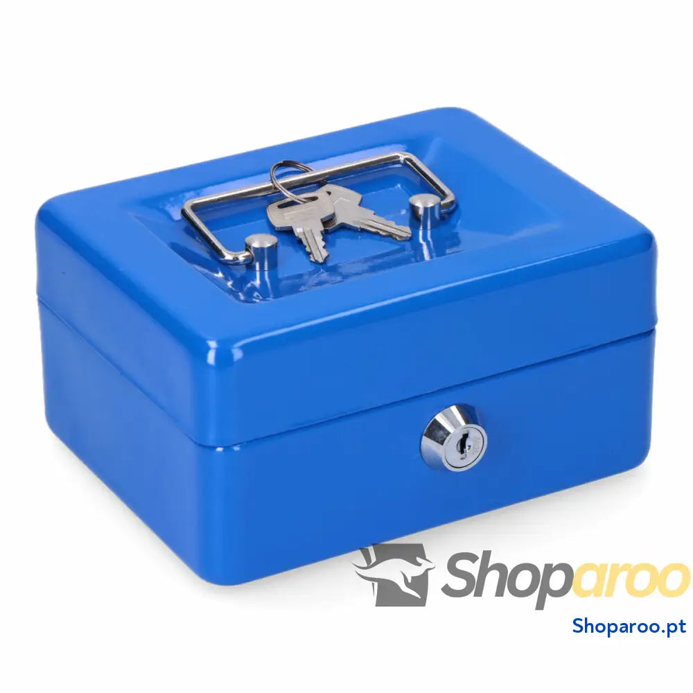 Cofre Micel CFC09 M13391 Azul Aço 15,2 x 11,8 8 cm