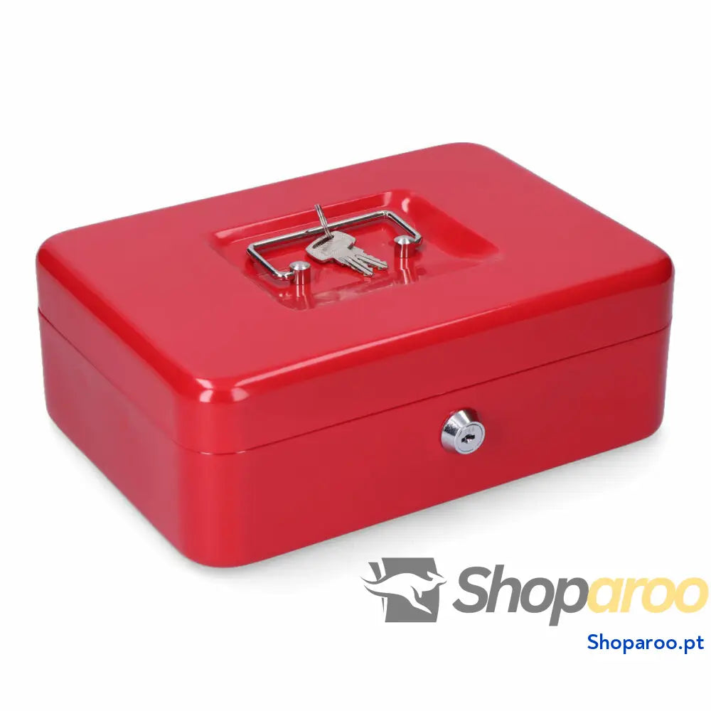 Cofre Micel CFC09 M13398 Vermelho Aço 25 x 18 9 cm 250 180 90 mm