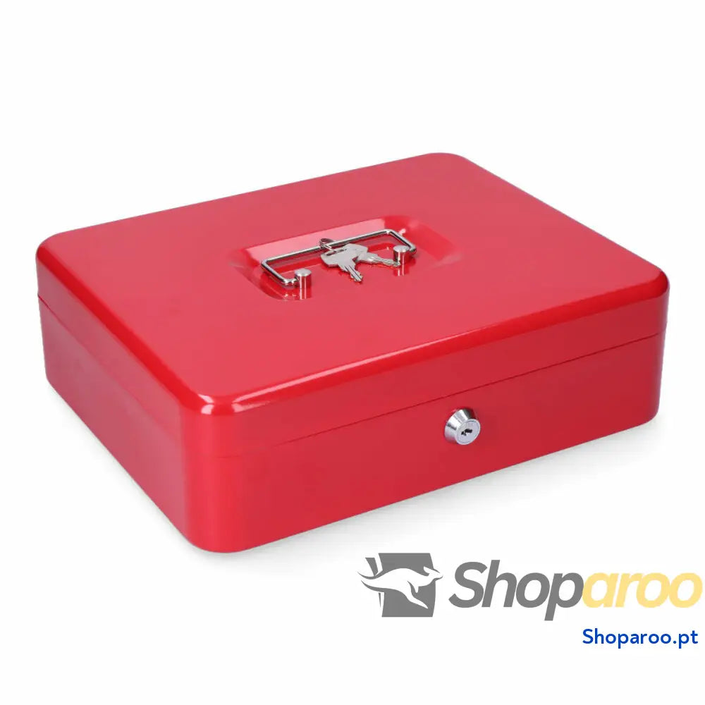 Cofre Micel CFC09 M13401 Vermelho Aço 30 x 24 9 cm 300 240 90 mm
