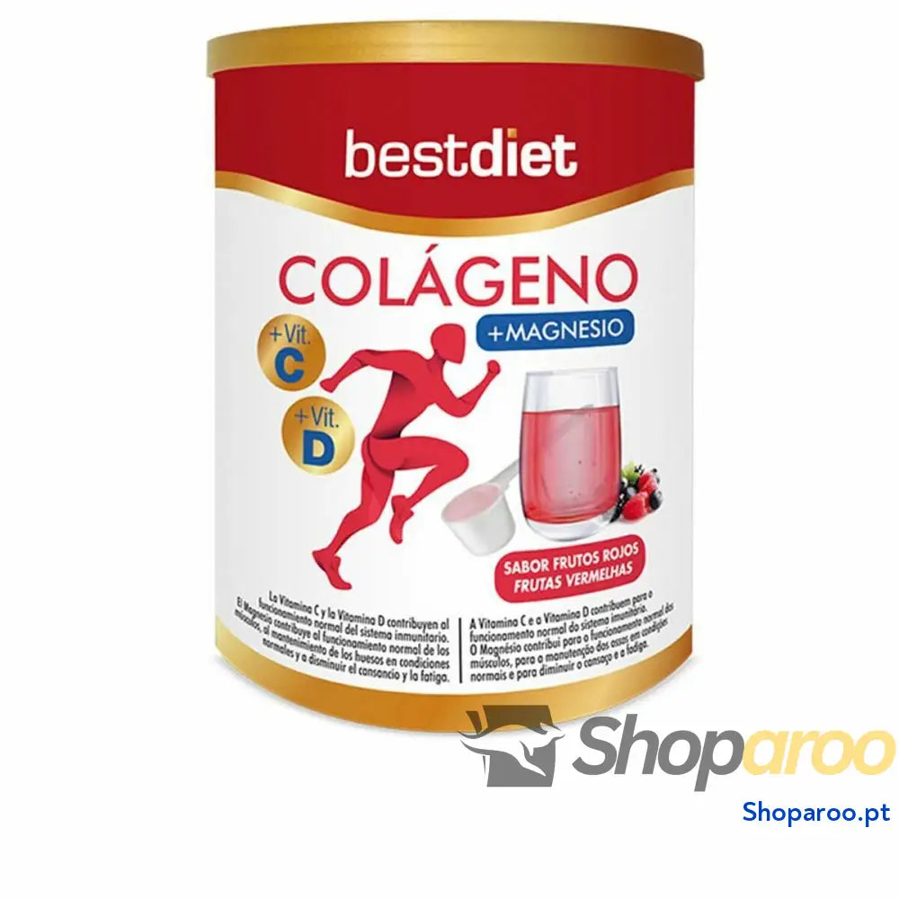 Colagénio Best Diet Colágeno Con Magnesio En Polvo Magnésio Pós Frutos vermelhos