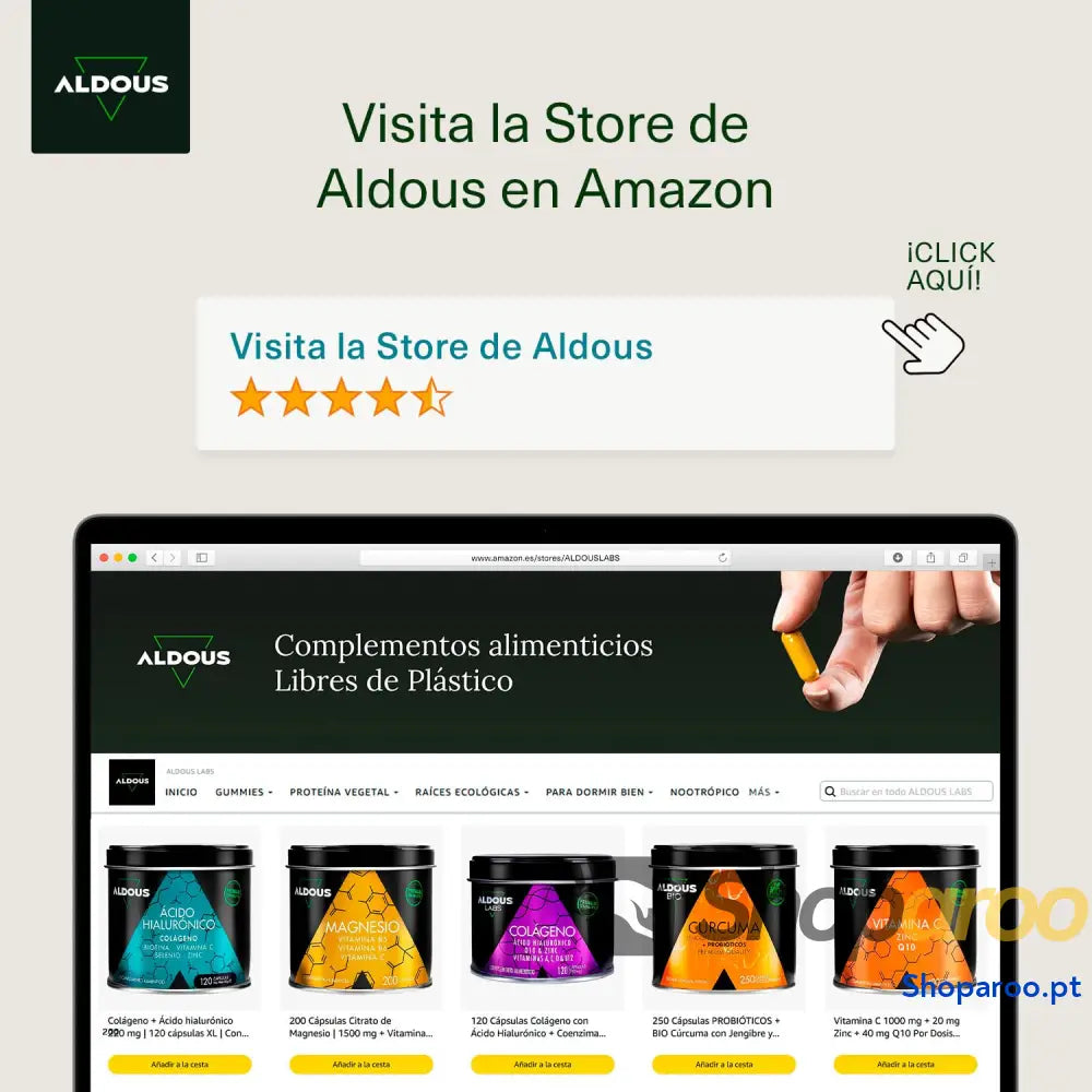 Colágeno Hidrolisado Puro + Ácido Hialurônico + Coenzima Q10 + Vitaminas e B12 + Zinco 120 dias Dose Máxima Fórmula