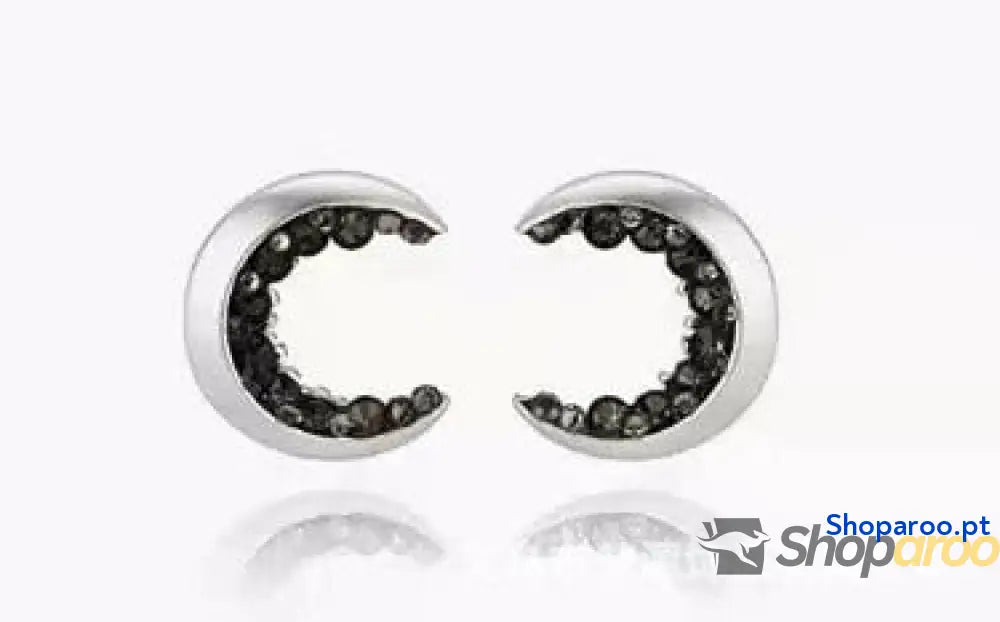 Colar de lua com strass brilhantes luxo e elegância