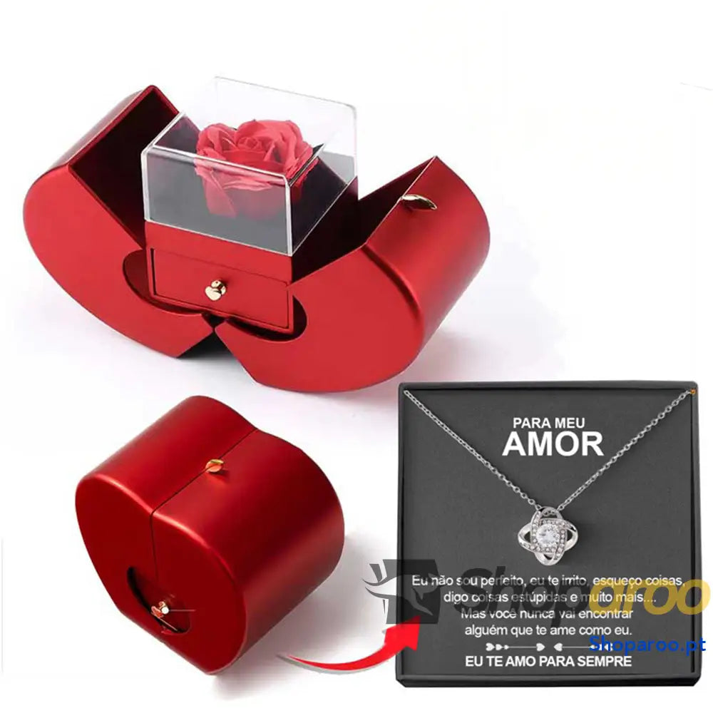 Colar Trevo de Quatro Folhas com Diamantes