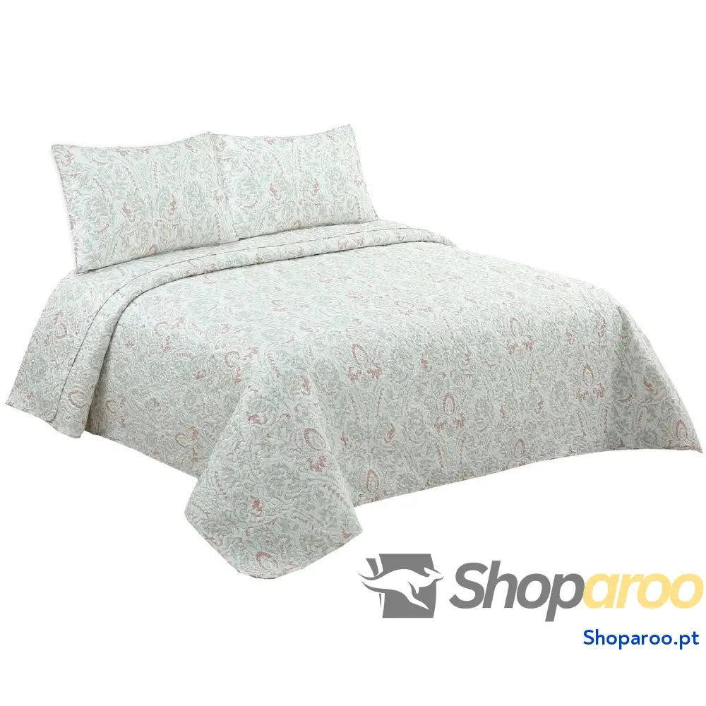 Colcha DKD Home Decor Branco Casal 240 x 260 x 1 cm