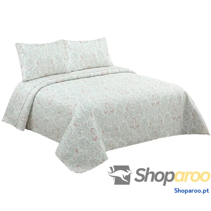 Colcha DKD Home Decor Branco Casal 240 x 260 x 1 cm