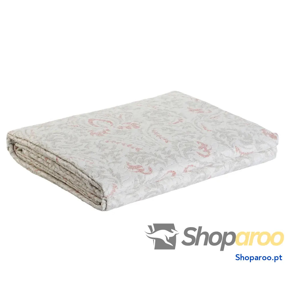 Colcha DKD Home Decor Castanho Bege Solteiro 180 x 260 x 1 cm