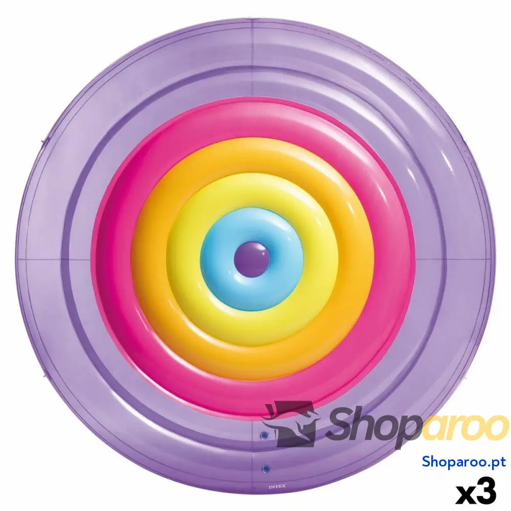 Colchão Insuflável Intex 206 x 24 cm (3 Unidades)