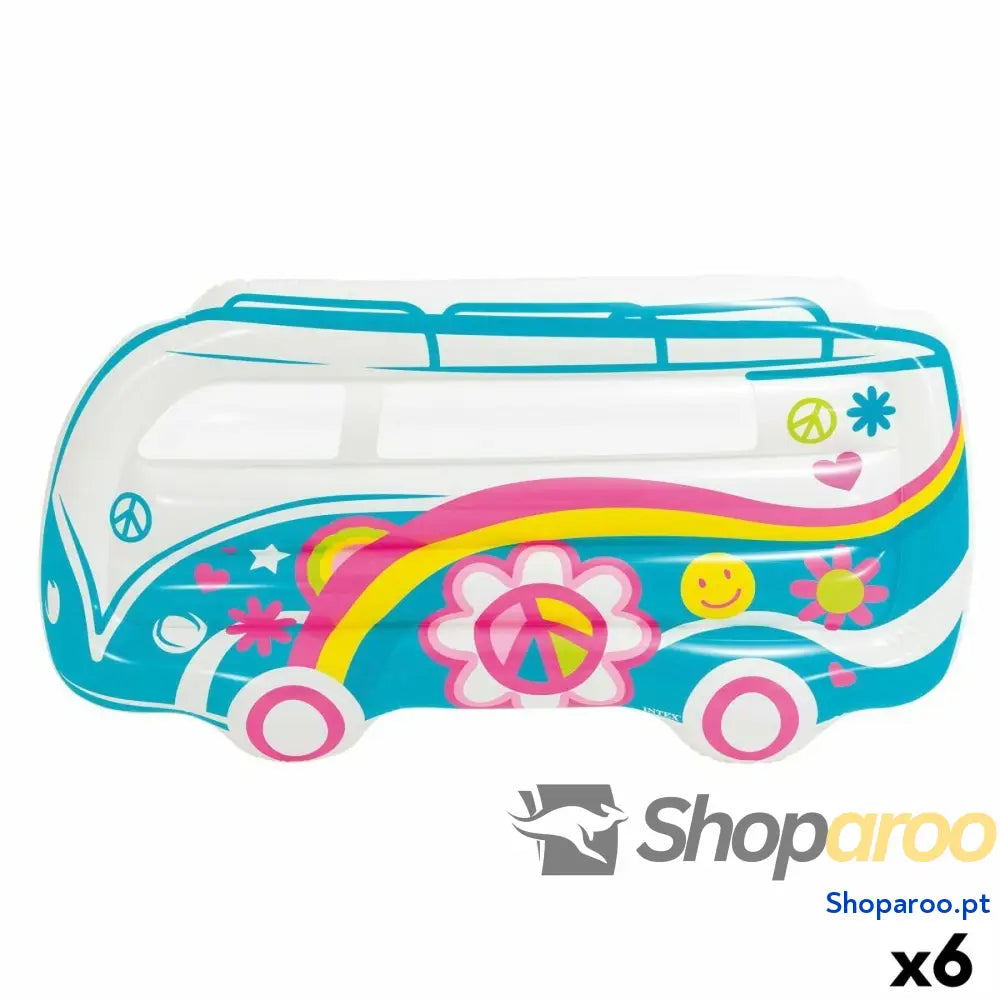 Colchão Insuflável Intex Carrinha 178 x 91 23 cm (6 Unidades)