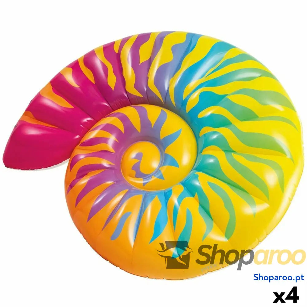 Colchão Insuflável Intex Concha 15,7 x 25 12,7 cm (4 Unidades)