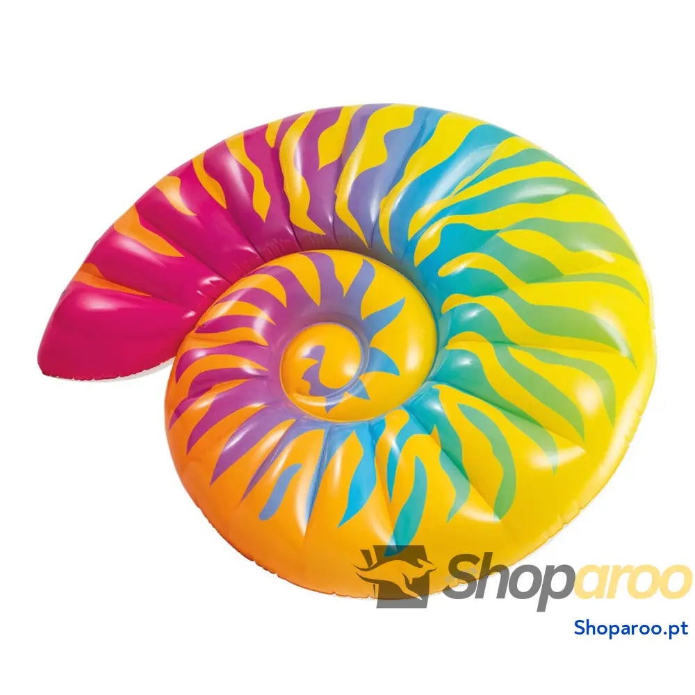 Colchão Insuflável Intex Multicolor Caracol (157 x 127 25 cm)