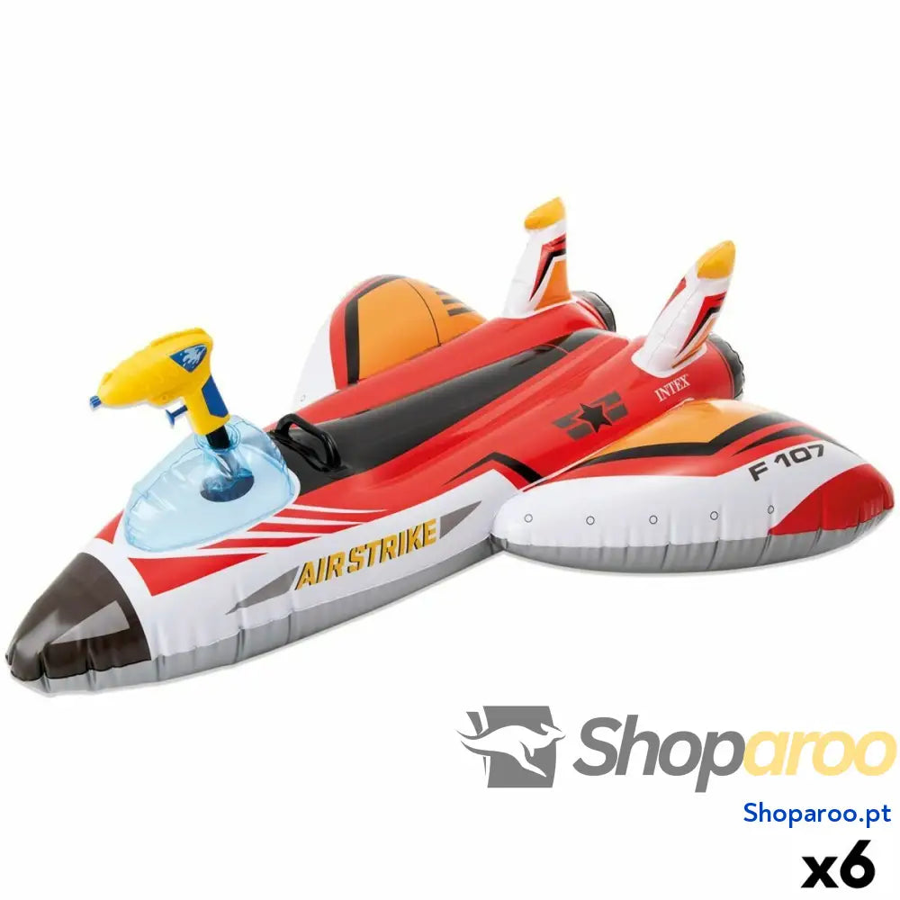 Colchão Insuflável Intex Pistola de Água Avião 117 x cm (6 Unidades)