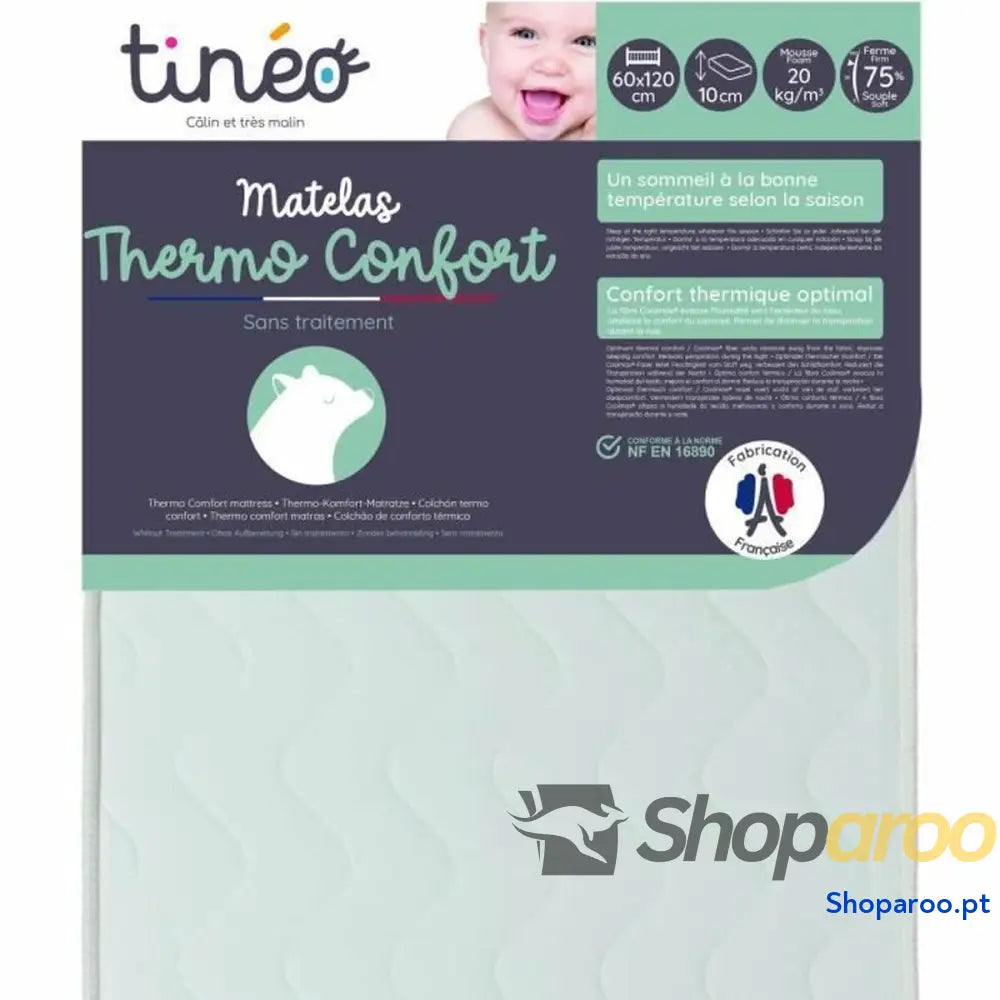 Colchão para berço Tineo Thermo comfort 120 x 60 x 10 cm
