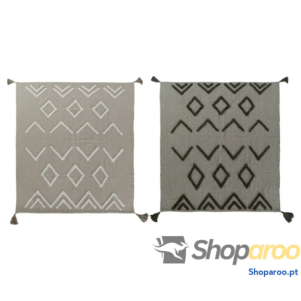 Colchas DKD Home Decor Branco Verde Bege Verde-escuro 130 x 170 x 0,5 cm (2 Unidades)