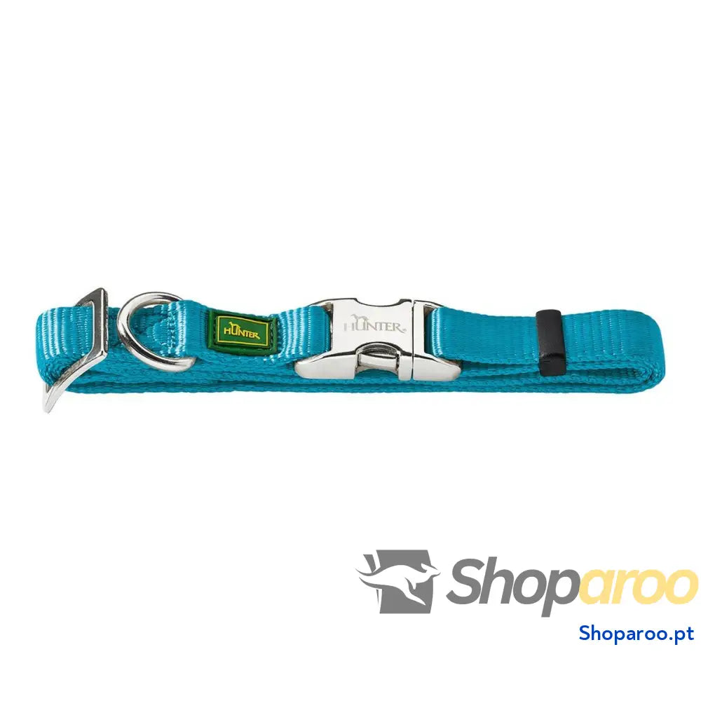 Coleira para Cães Hunter Alu-Strong Turquesa Tamanho M (40-55 cm)