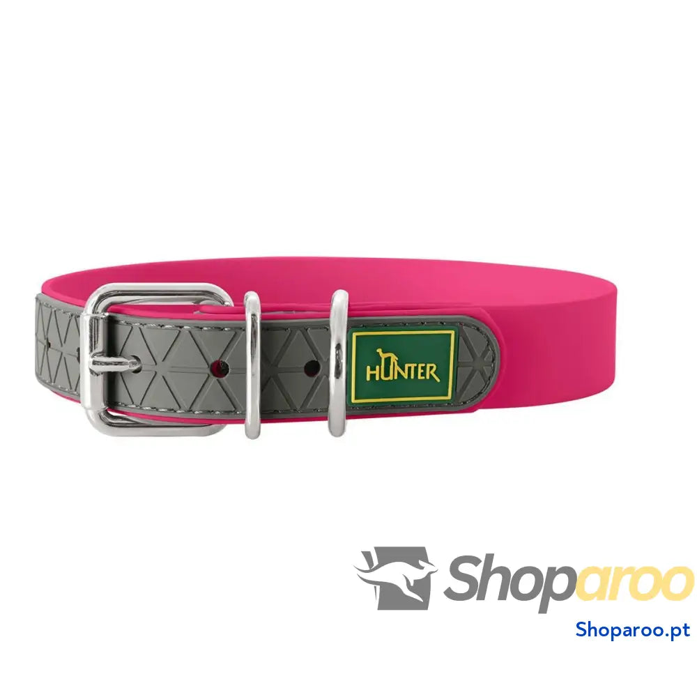 Coleira para Cães Hunter Convenience Cor de Rosa Tamanho M/L (42-50 cm)