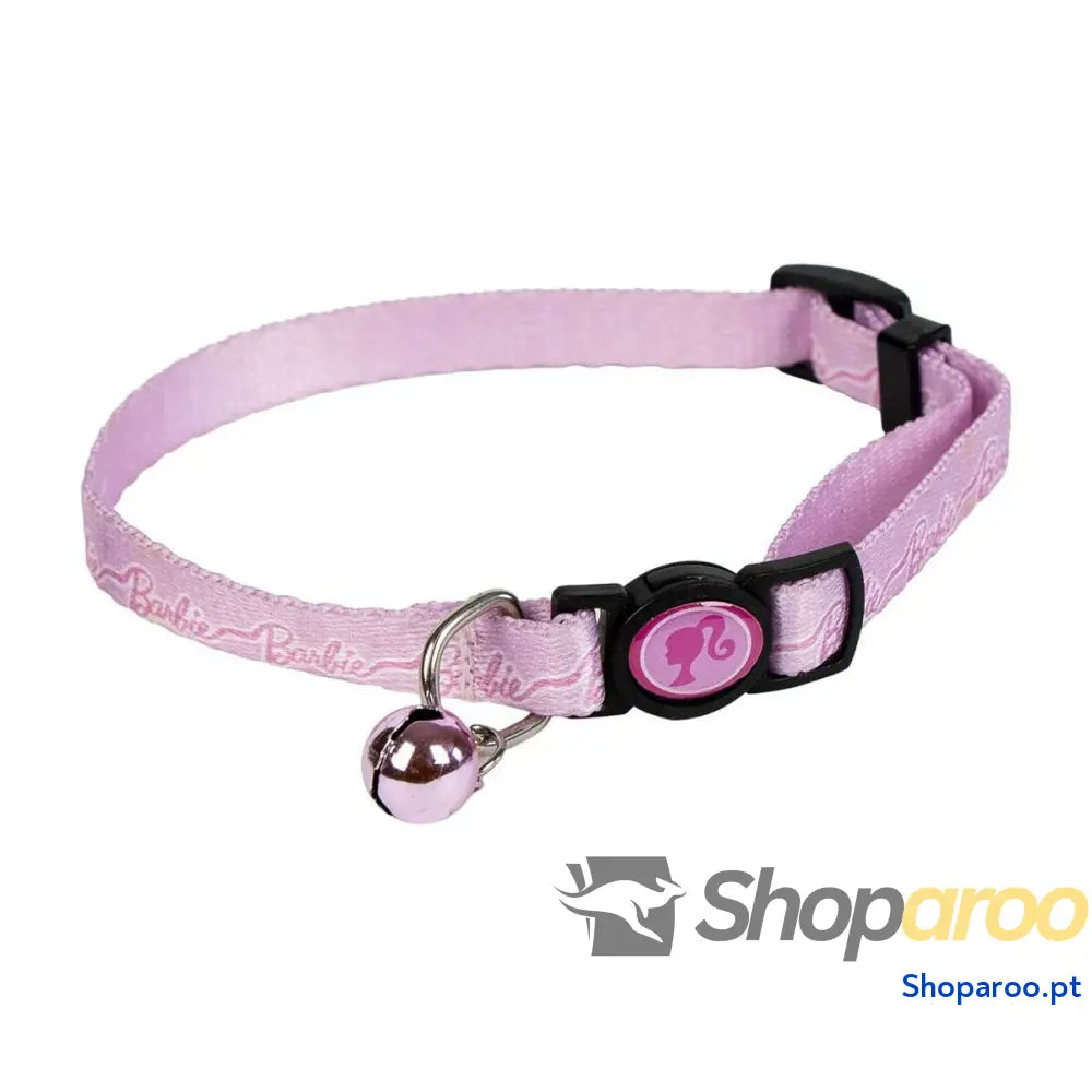 Coleira para Gato Barbie Cor de Rosa