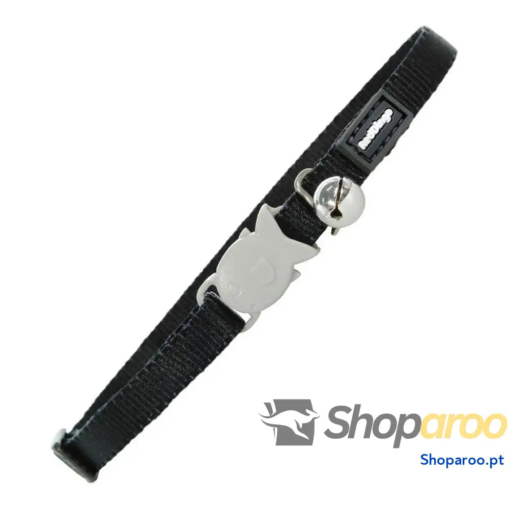 Coleira para Gato Red Dingo 20-32 cm Preto