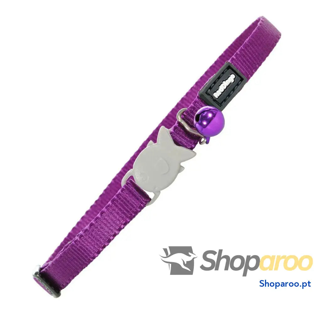 Coleira para Gato Red Dingo 20-32 cm Roxo