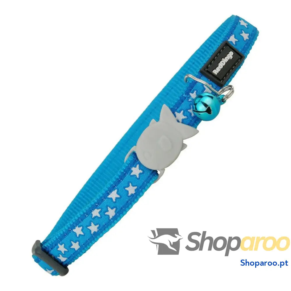 Coleira para Gato Red Dingo Style Azul 20-32 cm