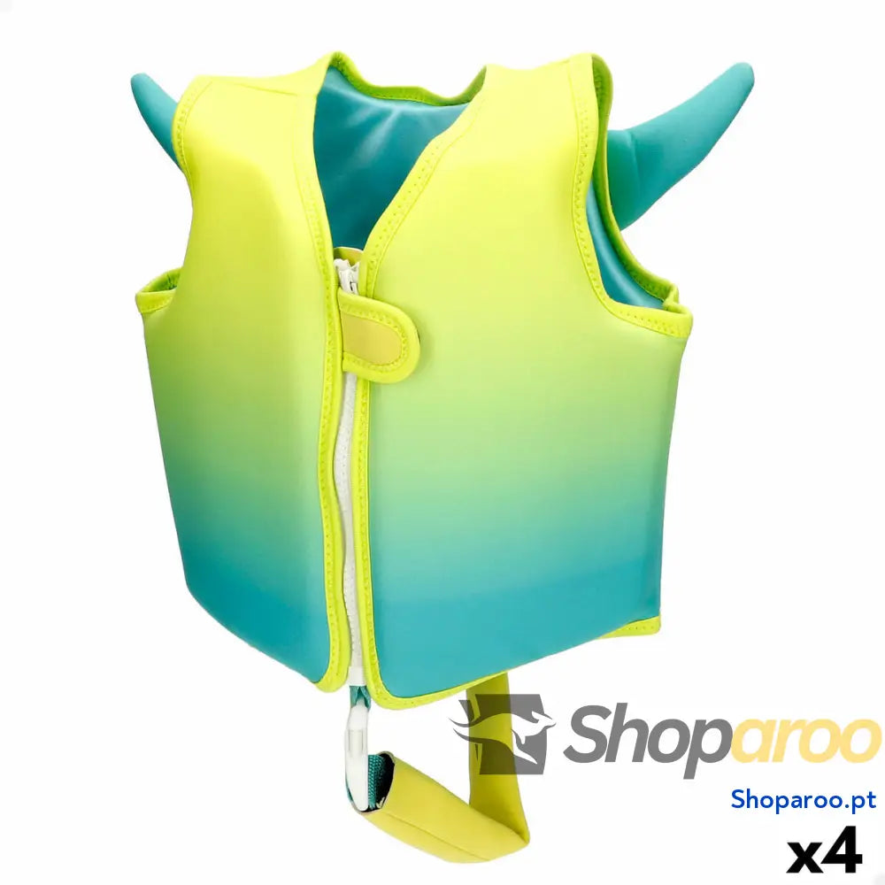 Colete de salvação AquaSport 30 x 10 cm Amarelo (4 Unidades)
