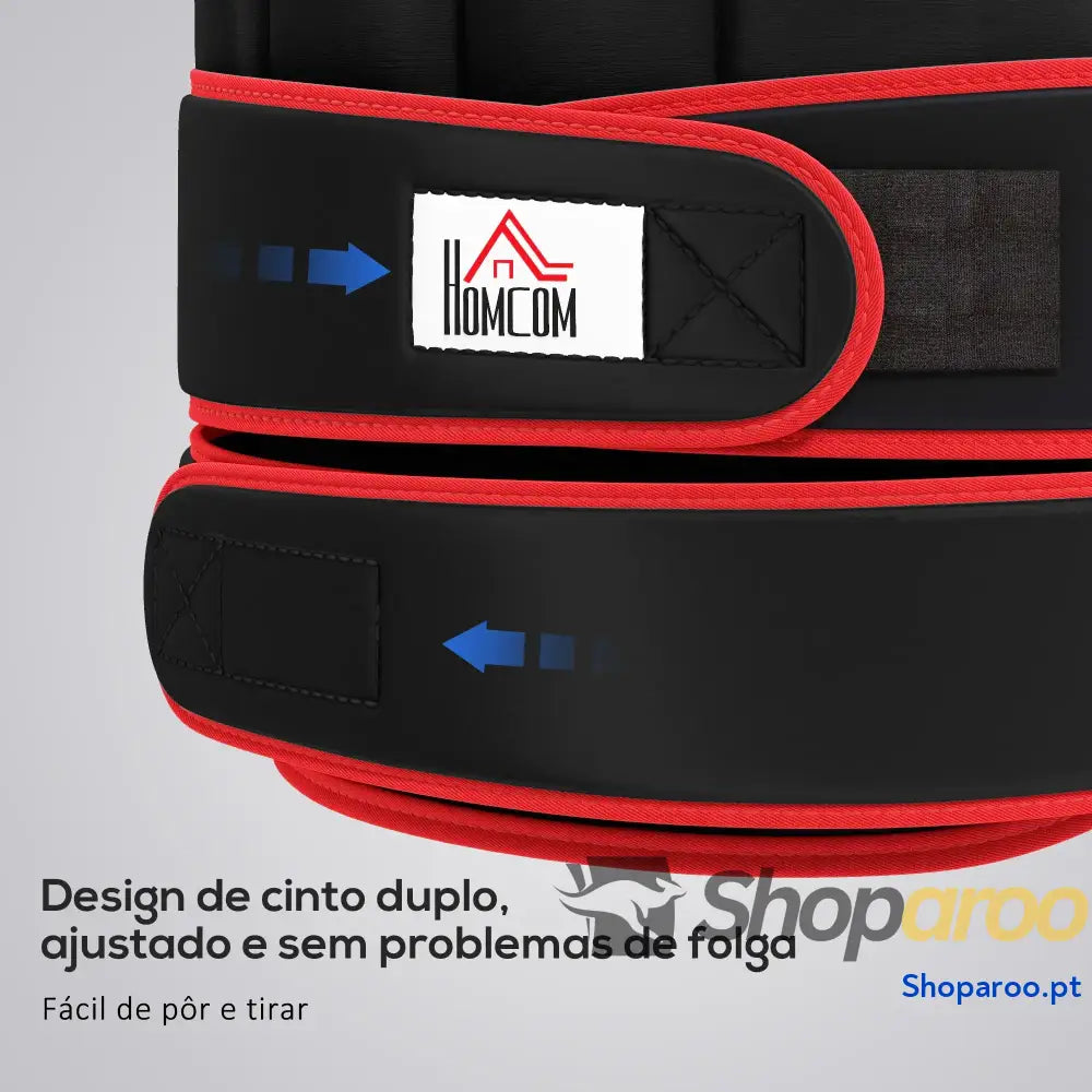 Colete de Treinamento Ajustável com Pesos até 15 kg