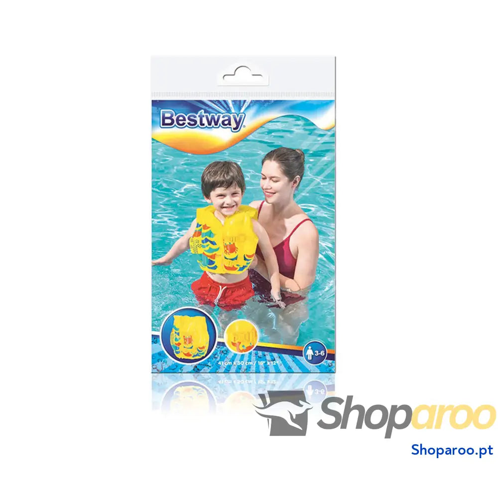 Colete Insuflável para Piscina Bestway 41 x 30 cm Caranguejo 3 6 anos