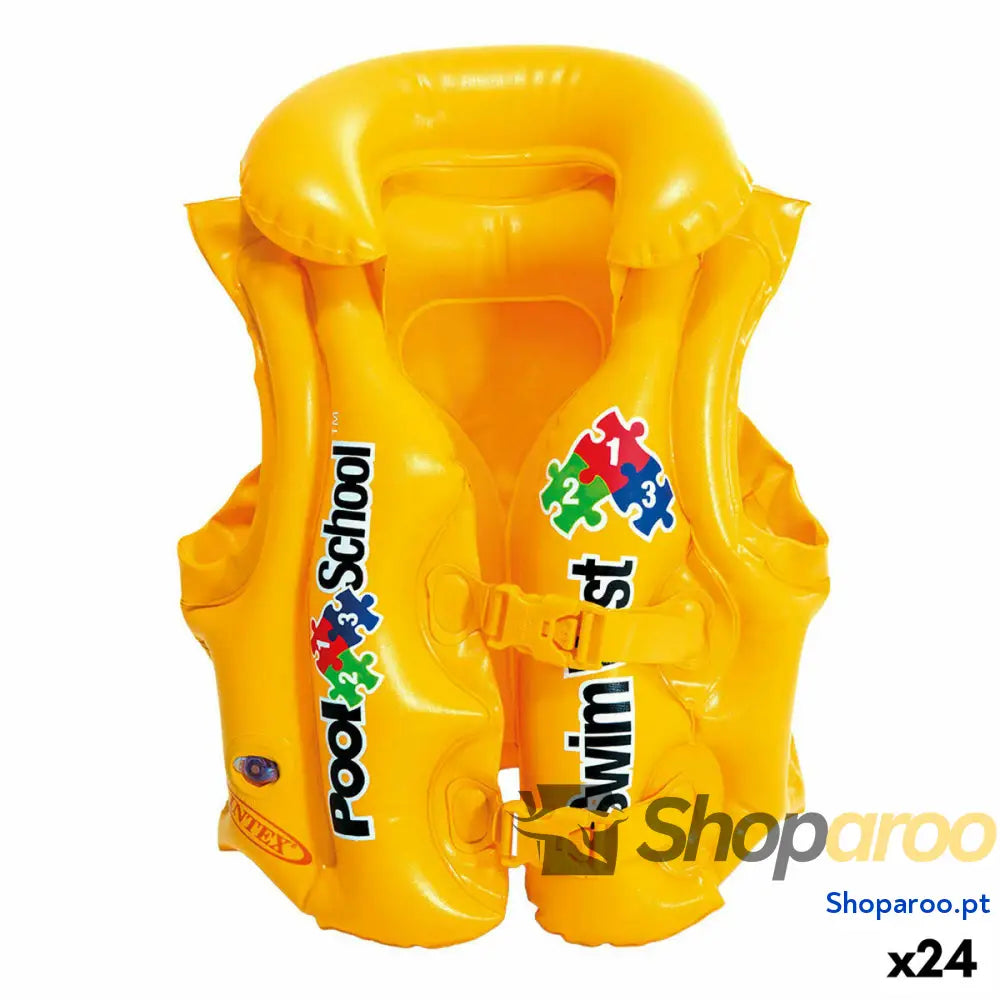 Colete Insuflável para Piscina Intex 50 x 47 40 cm (24 Unidades)