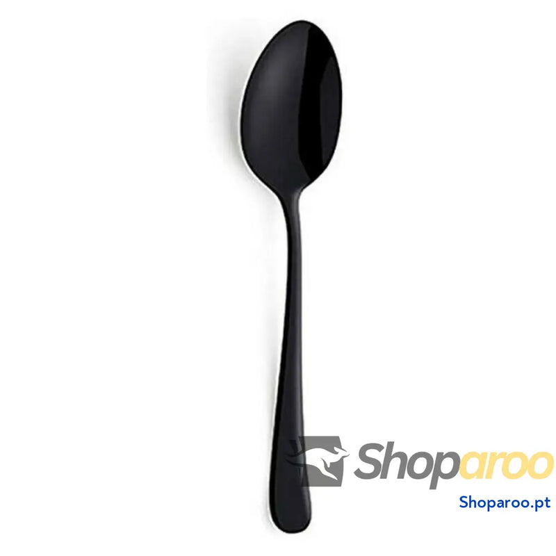 Colher de Café Amefa 1410ATB000375 (12 pcs) Preto Metal 14,4 cm Unidades)