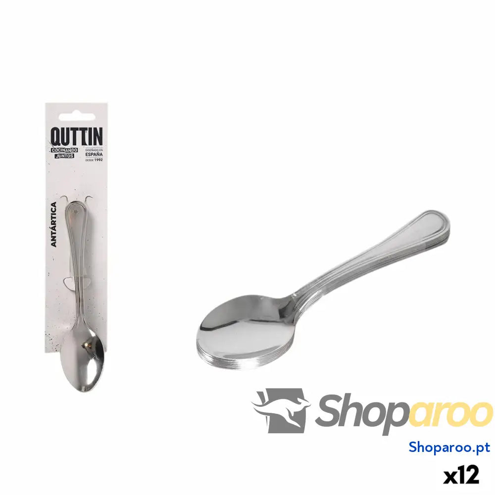 Colher de Sobremesa Quttin Antartica 1,5 mm 6 Peças (12 Unidades)